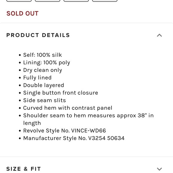 Sold Vince Printed Tie Dye Double Layer Dress  - Picture 3 of 8